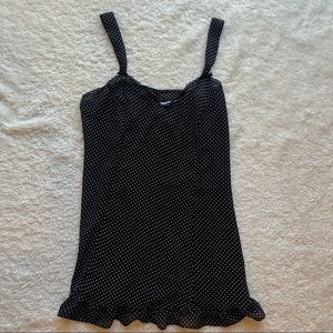 Vintage polka dot baby doll dress